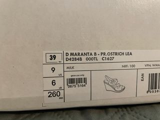 Sandalias Geox Cuña Talla 39 Beige