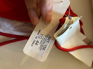 Slip costume da bagno rosso tg 44