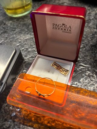 Anillo Oro 18k. NO NEGOCIABLE