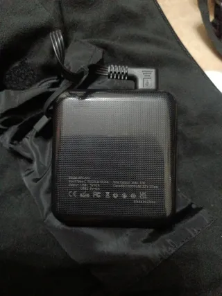 Chaleco Ejoy Calefactable Negro con batería