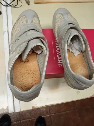 Zapatos mujer beige/plata