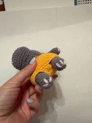 Muñeco Hipopótamo Amigurumi Crochet Hecho a Mano