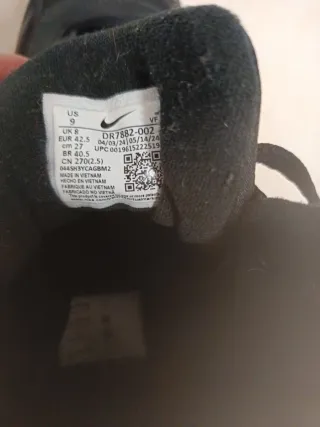 Ofertón!Zapatillas Nike Court Borough Mid 2 Negras