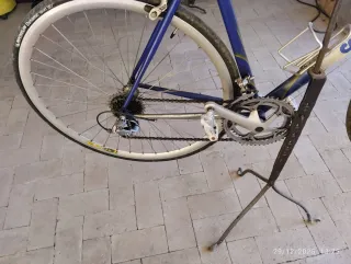 Bicicletta da corsa blu