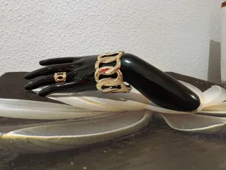 Conjunto Brazalete y Anillo Acero Inox