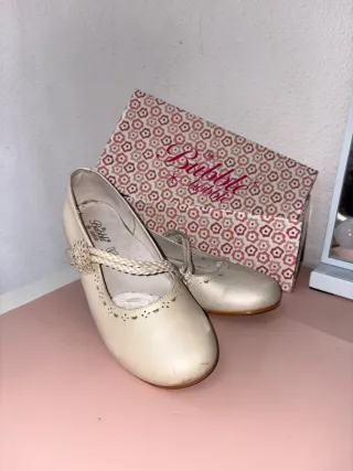 Traje comunión niña blanco roto