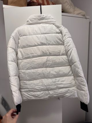 Chaqueta acolchada blanca