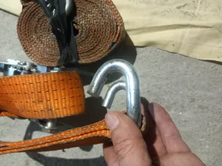 Correa de carraca naranja cincha
