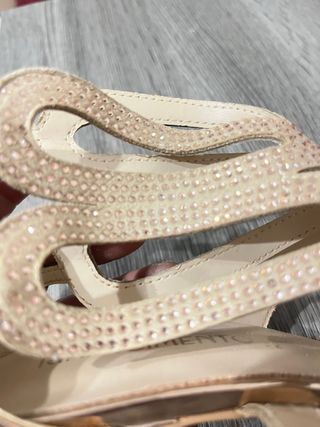 Décolleté Champagne Strass Rinascimento