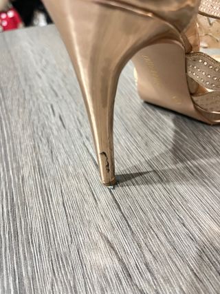 Décolleté Champagne Strass Rinascimento
