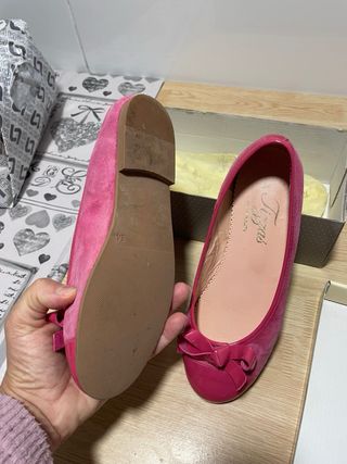 Zapatos Tizzas niña rosa talla 34