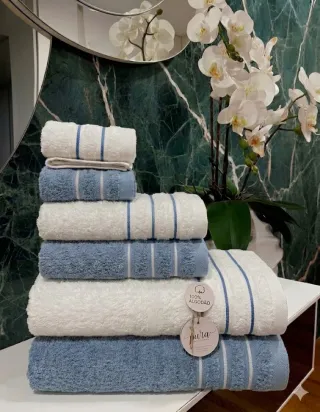 Conjunto Toalhas Banho 550gr/m2, 6 peças, Algodão