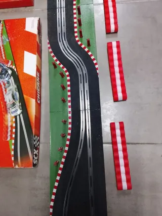 SCX CHICANE Doble Curva Pista Negra