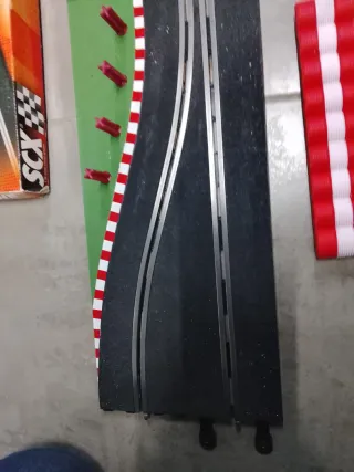 SCX CHICANE Doble Curva Pista Negra