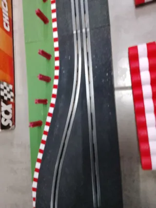 SCX CHICANE Doble Curva Pista Negra