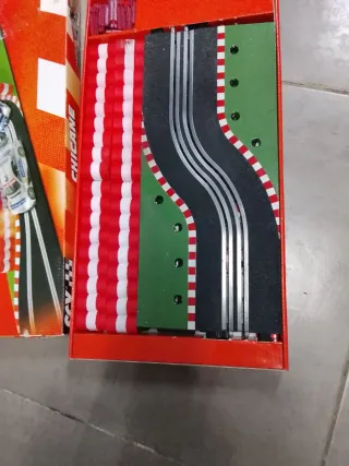 SCX CHICANE Doble Curva Pista Negra