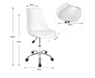 Silla de escritorio u oficina con diseño moderno.