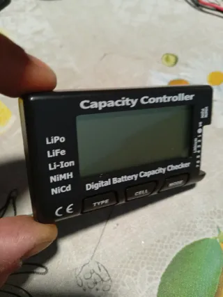 Comprobador Batería Digital LiPo LiFe Li-Ion NiMH