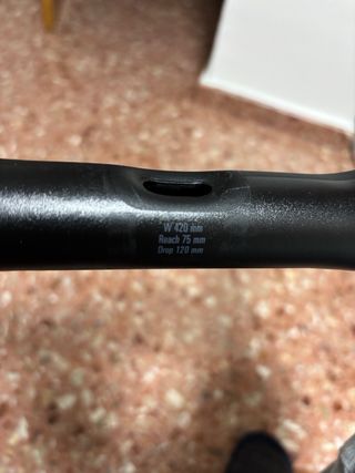 Potencia y manillar de bicicleta alumino
