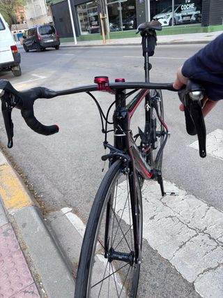 Bici de carretera Fuji transonic 2.7 Negra y Roja