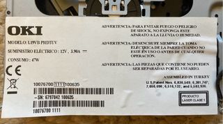 Despiece TV OKI L19VB-PHDTUV