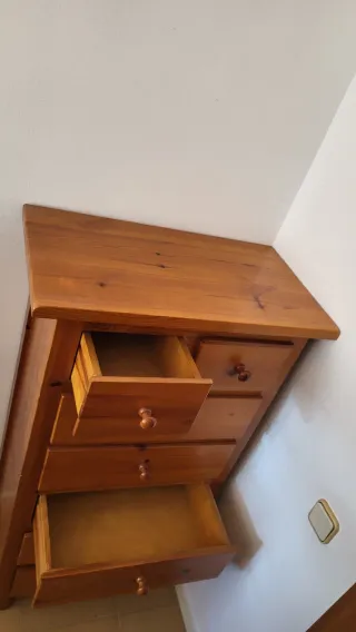 Cajonera madera maciza 6 cajones