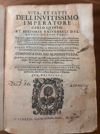 Libro antico del 1600  Prezzo da concordare