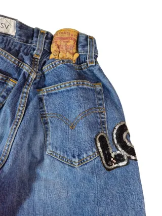 Jeans Levi's 501 personalizzati W31 L30
