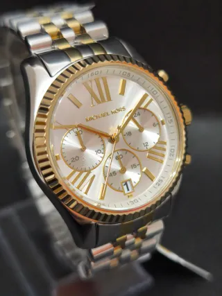 Reloj Michael Kors Mujer Bicolor Dorado y Plata