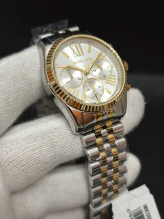 Reloj Michael Kors Mujer Bicolor Dorado y Plata