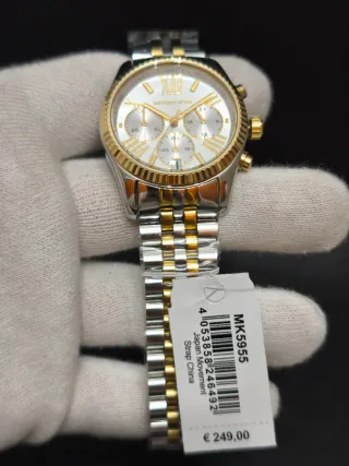 Reloj Michael Kors Mujer Bicolor Dorado y Plata