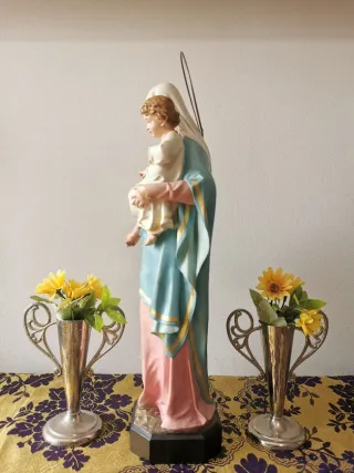 Virgen del Rosario Olot 43cm