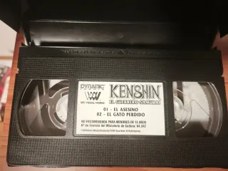 VHS Kenshin El Guerrero Samurai