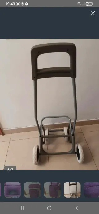 Carro de la compra cuatro ruedas