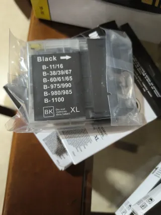 4 Cartuchos Tinta ink cartridge Negro XL