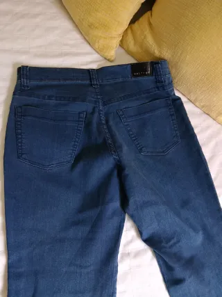 Pantalón vaquero Waltron azul ajustado