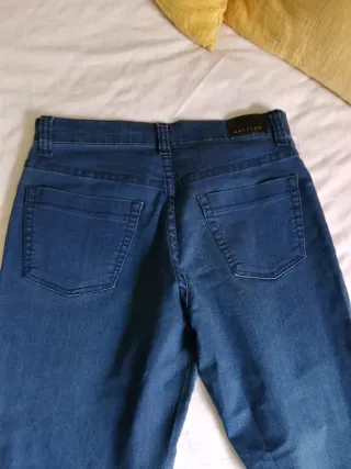 Pantalón vaquero Waltron azul ajustado