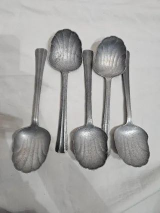 Set 5 Cucchiai Vintage da Portata anni 60/80