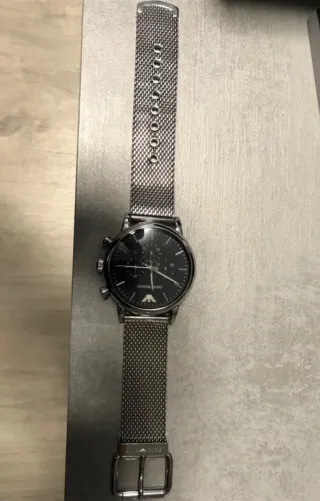 Reloj Emporio Armani Negro y Plateado