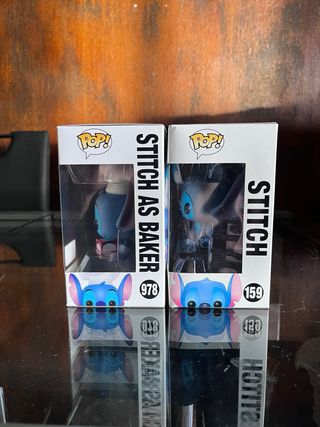 Funko Pop Disney Stitch 159 y Stitch Baker 978