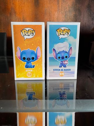 Funko Pop Disney Stitch 159 y Stitch Baker 978