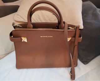 Bolso Piel Michael Kors Marrón Auténtico