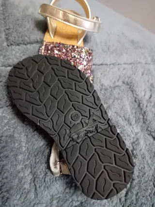 Sandalias Niña C. Ortuño Talla 22 Glitter