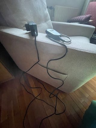 Sillón reclinable eléctrico con mando