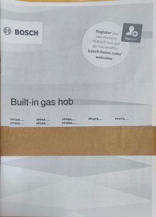 Placa de gas Bosch 4 fuegos