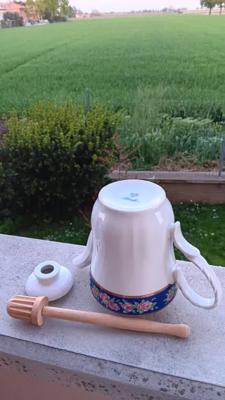 Cioccolatiera Lindt Porcellana e Legno