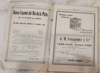 Revista Centro gallego Montevideo 1920