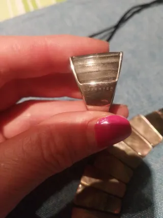 Conjunto Joyería Nácar y Plata 925.