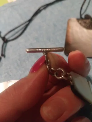 Conjunto Joyería Nácar y Plata 925.