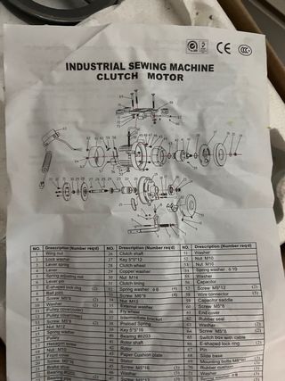 Motor TTM DOL-85 550W con embrague